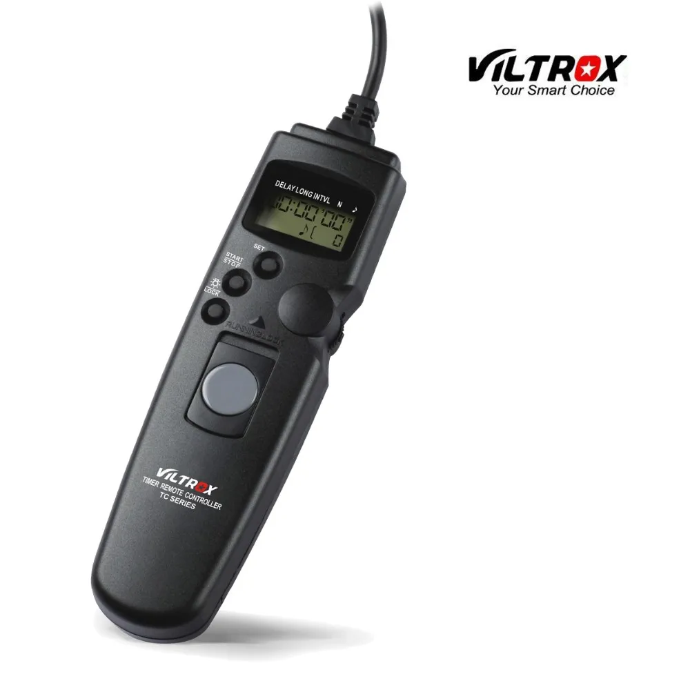 

Viltrox Camera LCD Timer Remote Control Shutter Release Cord for Nikon D810 D800 D800E D700 D300 D200 D300S D4 D3 D2 D1