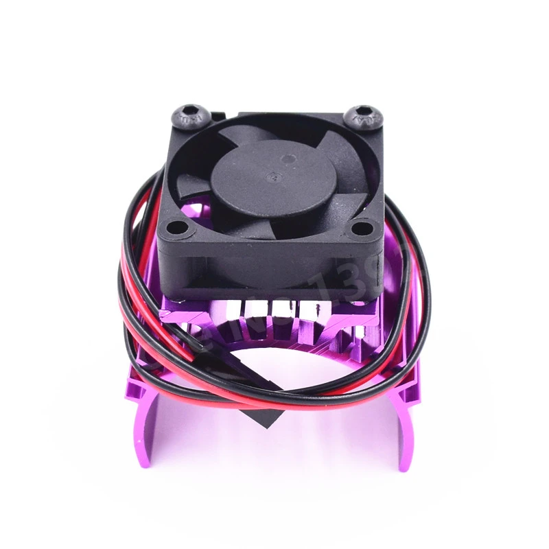 Aluminum Heat sink with 5V Cooling Fan for RC 1//10 Car 540 550 3650 Size Motor