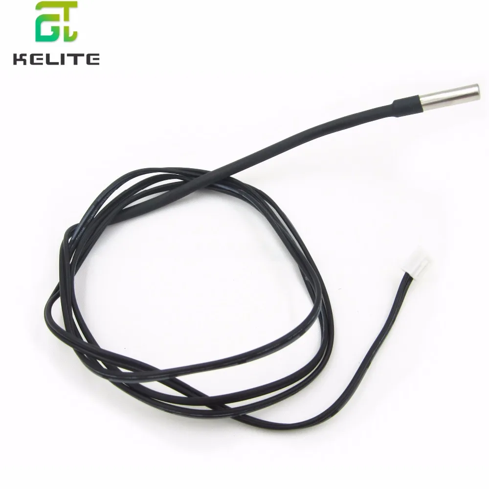 Waterproof NTC 10K Ohm Thermistor Temperature Sensor - 1% 3950 Probe With 1 Meter Cable 10 thumbnail image
