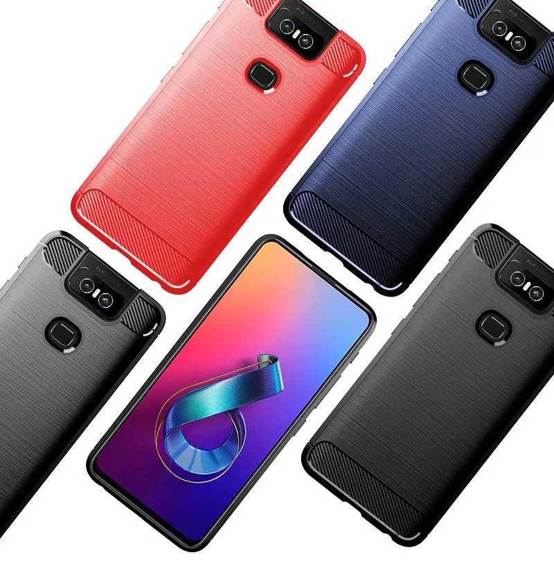 For ASUS Zenfone 6 ZS630KL Case Silicone Rugged Armor Soft Back Cover 2019 6z Phone Fundas Coque Cases |