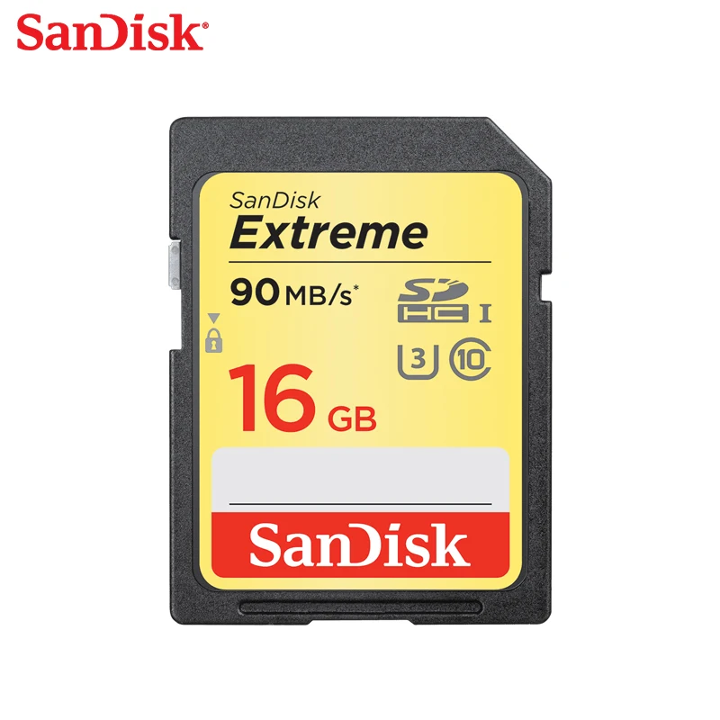 Двойной флеш-накопитель SanDisk Extreme Sd карта памяти SDXC с UHS-I 3 4 к карты памяти Class10 C10 90 МБ/с. 600X высокое Скорость 64 ГБ 32 ГБ оперативной памяти, 16 Гб встроенной памяти, 128 ГБ U3 карты