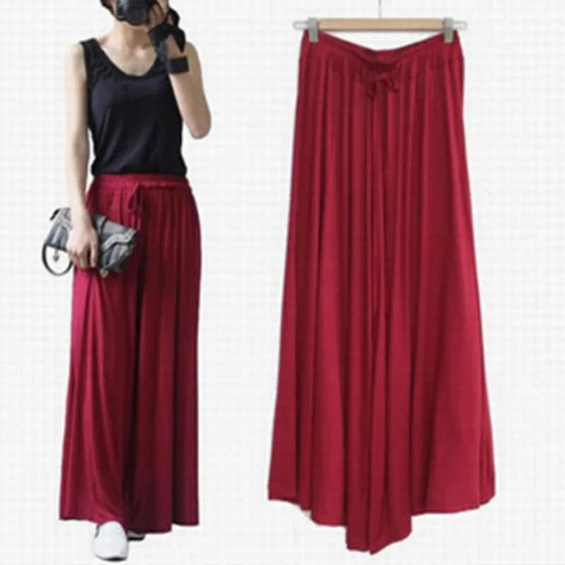 Spring Summer 2018 Korean Large Code Loose Wide Leg Pants