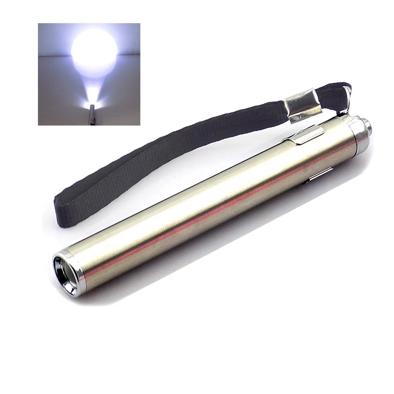 Мини-мощный фонарик для обнаружения Портативный белый свет пальчиковые светодиодные лампы карманный фонарик свет высокой AAA батареи (не