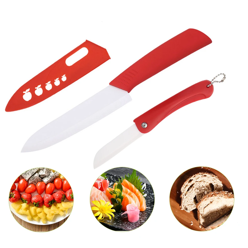 

Kitchen Cooking Tools Kitchen Ceramic Knives 3 4 5 6 inch Chef Knife Colorful Handle Paring Knife Ceramic Knives