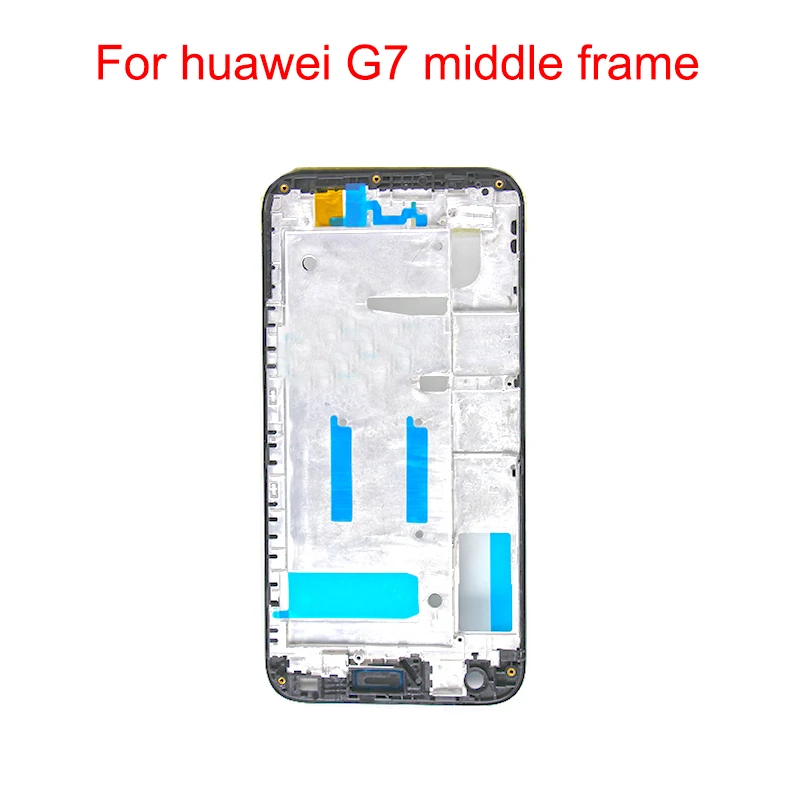 

JPFix Front LCD Frame For Huawei G7 L01 L03 Front Bezel Middle Frame Housing Replacement