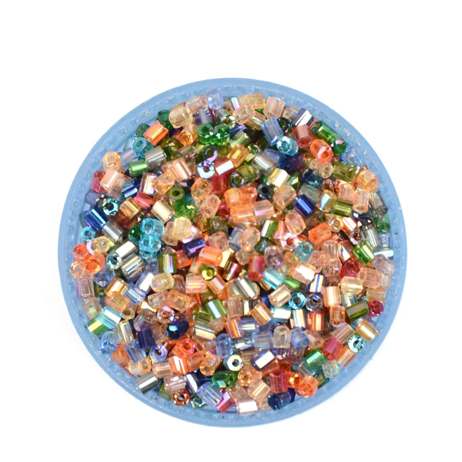  2MM 110 AB Color H Shape Round Hole Czech Seed Glass Beads Charms Kralen Beads For Jewelry Making Kids DIY Bracelet Necklace (16)