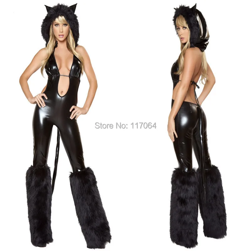 online shop 2014 catwoman steel tube dance dance outfit female conjoined black cat halloween costume aliexpress mobile - Cat Outfit For Halloween online shop 2014 catwoman steel tube dance dance outfit female conjoined black cat halloween costume aliexpress mobile - Cat Outfit For Halloween