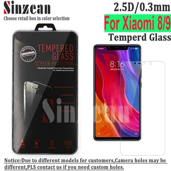 

Sinzean 50pcs for Xiaomi Mi8 SE 2.5D Clear Tempered glass For Xiaomi 9 SE Screen Protector with retail package 2.5D