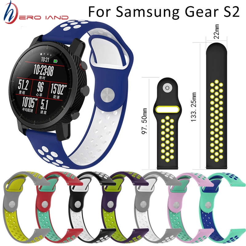 samsung sport watch band size