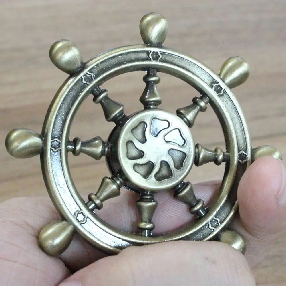 

Anti-Stress Toys Fidgets hand steering wheel spinners metal EDC For Autism and ADHD Anxiety Stress Relief kids hand spinner toy