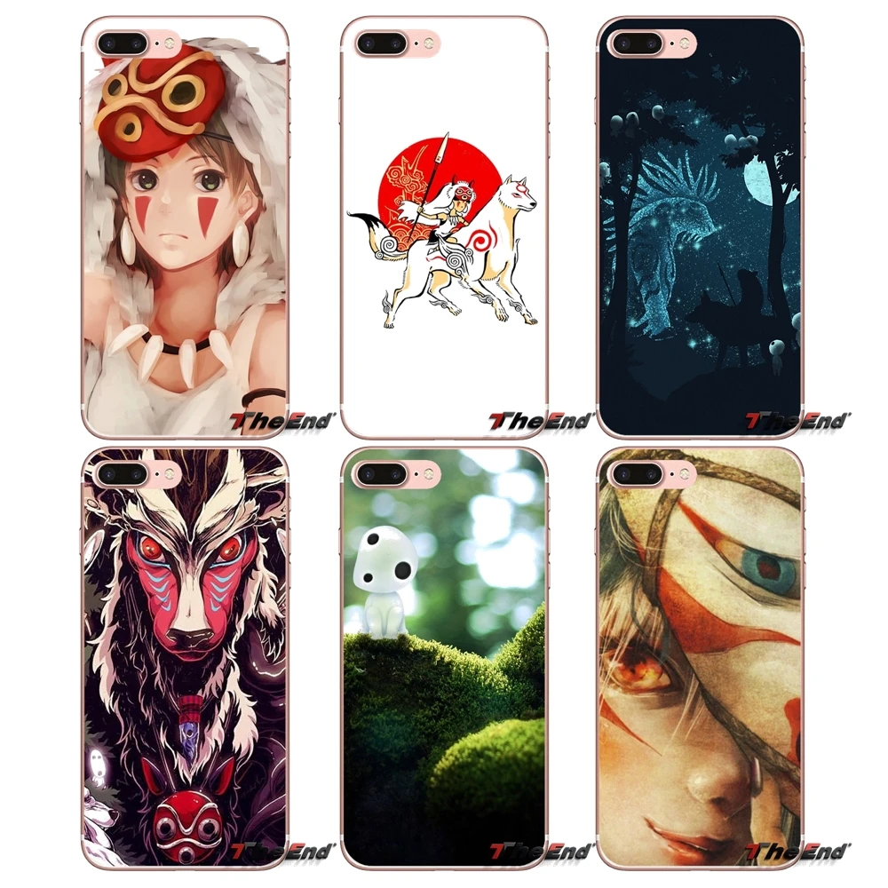 

Princess Mononoke Studio Ghibli TPU Bag Case For Huawei P Smart Y6 P8 P9 P10 Plus Nova P20 Lite Pro Mini 2017 SLA-L02 SLA-L22 2i