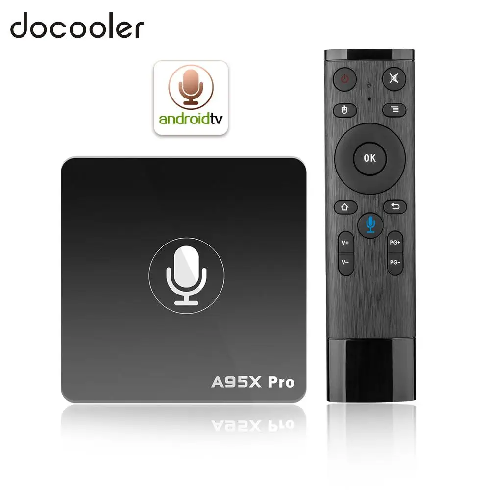 

A95X Pro TV BOX Android 7.1 Voice Control TV Box Amlogic S905W Quad Core Android Smart TV Box 2GB 16GB 2.4G WiFi HD Media Player