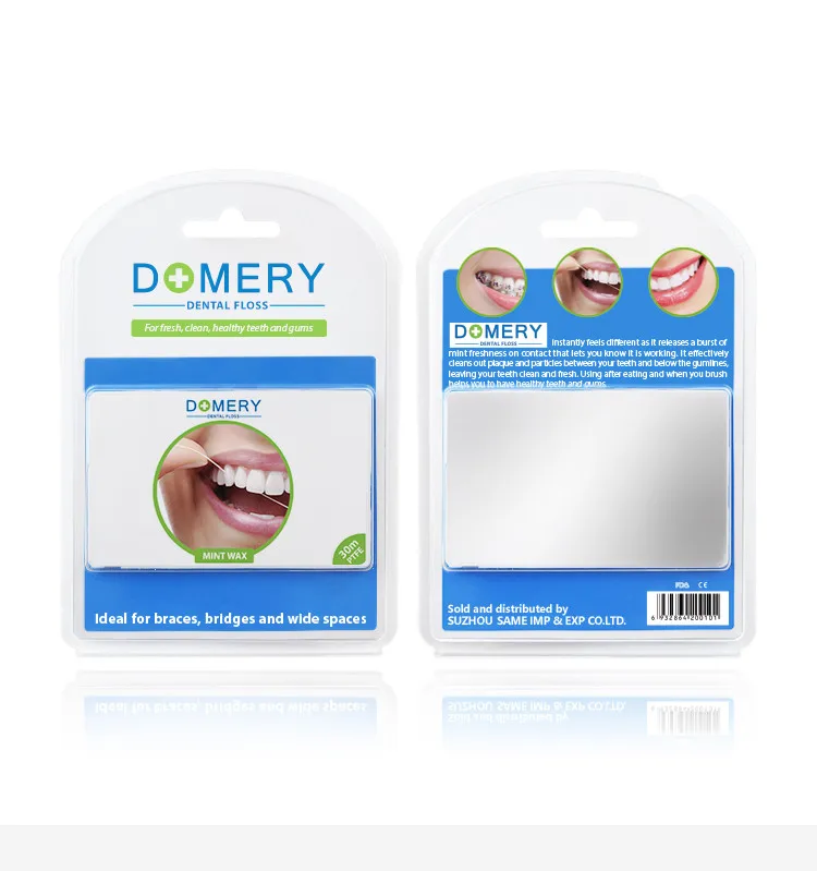 Domery 30 м/катушка с зеркалом Dentes зубную нить, зубочистки межзубные щетка для Oral чистить зубы гигиена комплект