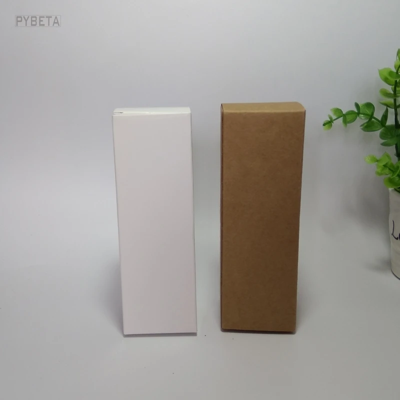 

50 шт.-3,5 г/кв. М белая картонная упаковочная коробка Крафт-Бумага Косметика спрей для эфирного масла трубки коробки 3,5*11,5 * см