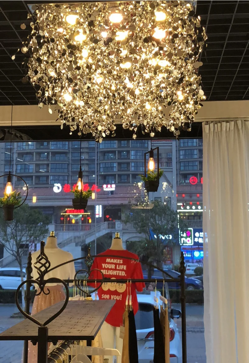 

Phube Lighting Modern Silver Ceiling Lights Led Ceiling Lamp for Dining Room Kitchen Lighting Fixtures