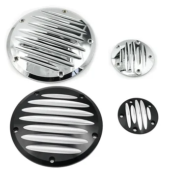 

Motorcycle CNC Derby Timer Timing Engine Cover protector For Harley Dyna FLD Street Glide FLHTK FLHRS FatBoy FXSTB pour Touring