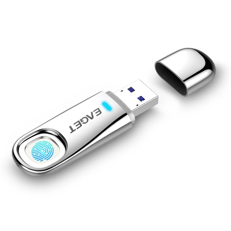 Eaget F60U отпечаток пальца ID USB3.0 USB Fash Drive металлическая Флешка 32 Гб 64 карта памяти для