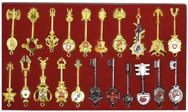 fairy tail lucy keys set