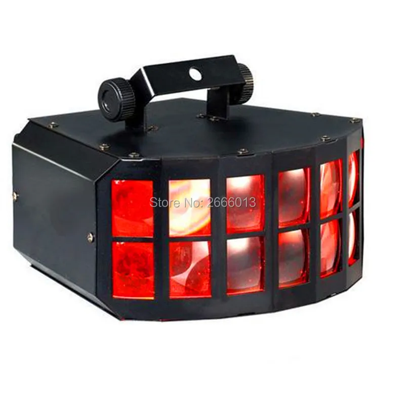 

LED Disco Double Butterfly Light For DJ Club Party LED Beam Effect Lights, DMX512 Stage Effect Lighting Lamp KTV DJ Equipment
