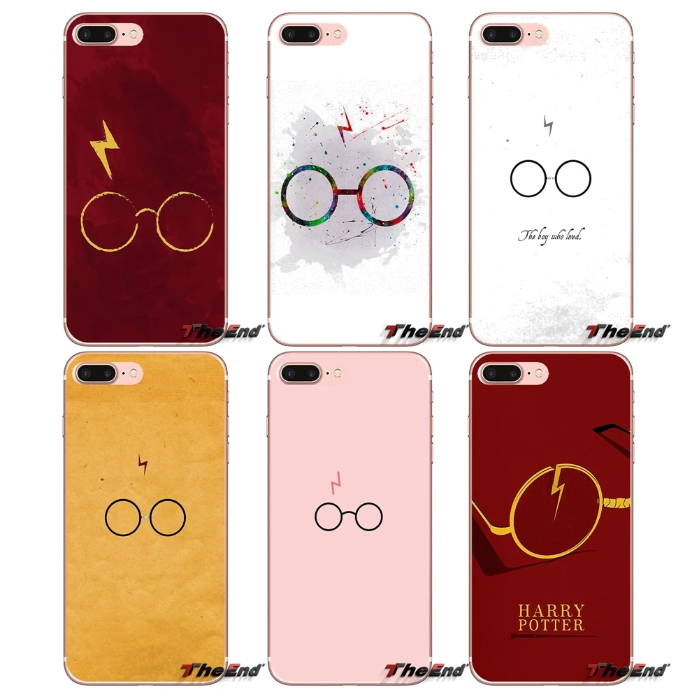 

TPU Cases Harry Potter Glasses Pattern Art For iPhone X 4 4S 5 5S 5C SE 6 6S 7 8 Plus Samsung Galaxy J1 J3 J5 J7 A3 A5 2016 2017