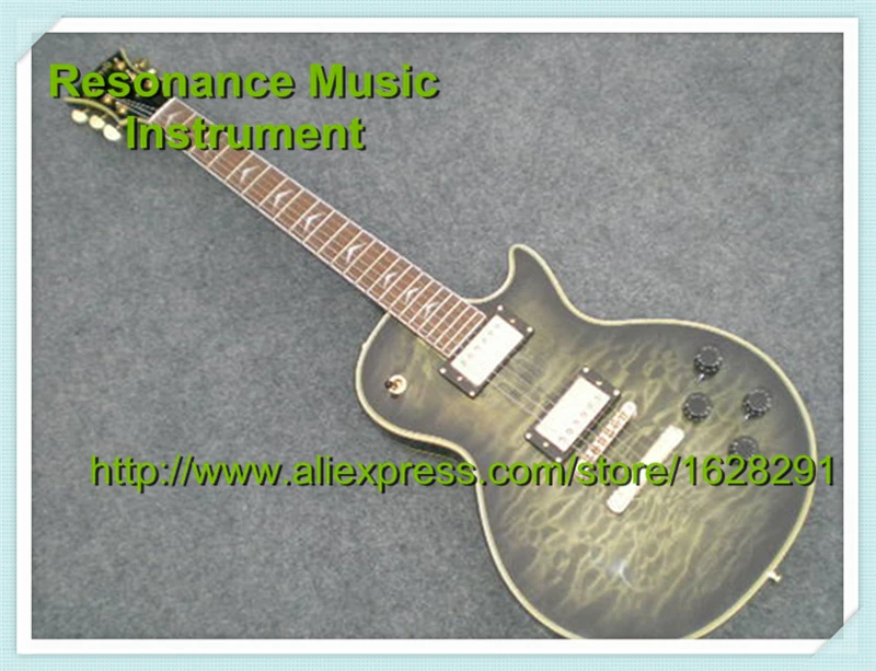 

New Arrival Vintage Grey Electric Guitar LP Custom Guitar & Kit Available