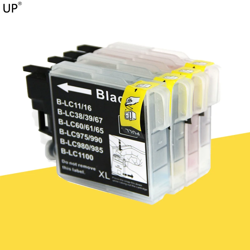 

4 x LC11 LC16 LC38 LC985 LC975 LC67 LC1100 LC980 Compatible ink Cartridge for Brother DCP 185C 195C 9805C Printer