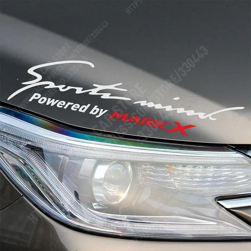 

New Arrival Sports mind Car Covers Car Stickers Decal Car Styling For toyota mark x reiz exterior accessories