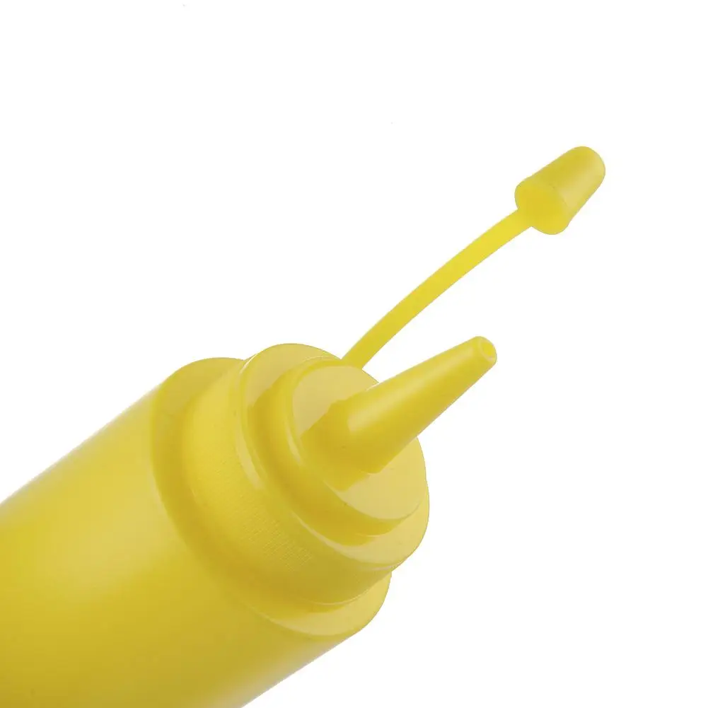 Кухня пластиковая бутылка для приправ диспенсер для соуса масло с уксусом кетчуп соусник красный желтый