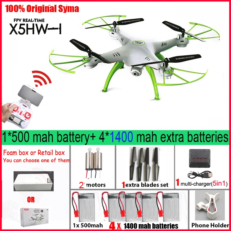 

2017 Syma X5HW FPV RC Quadcopter Drone with FPV Camera Real Time RC Quadcopter with Camera WIFI RC Helicopter Quadcopter Toys