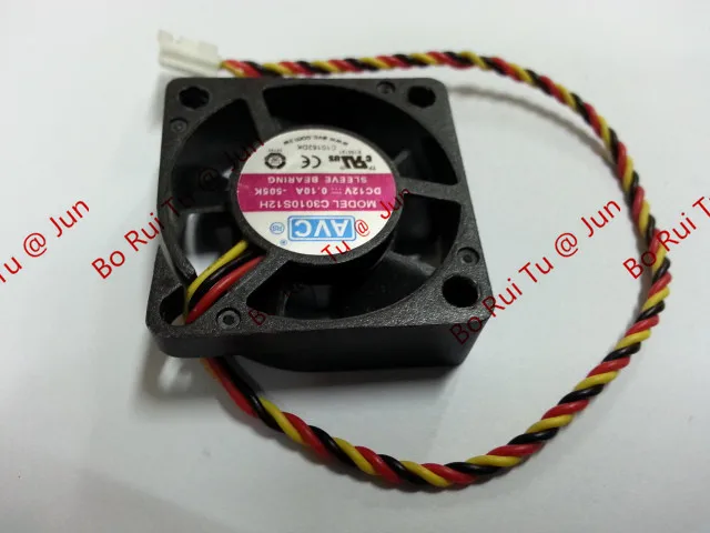 3 контактный разъем AVC C3010S12H 505K 12 В постоянного тока а 30 мм 30x30x10