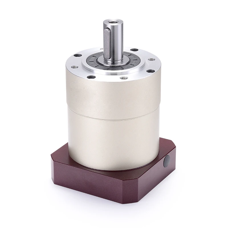 

60 round flange Spur gear planetary reducer gearbox 8 arcmin 3:1 to 10:1 for NEMA23 stepping motor input shaft 6.35mm
