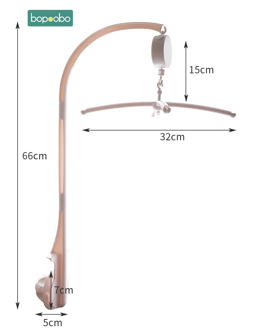 Bopobo детская Мобильная подвесная погремушка, игрушки, заводная Музыкальная шкатулка, вешалка, сделай сам, подвесная детская кроватка, мобильная кровать, колокольчик, игрушечный держатель, кронштейн