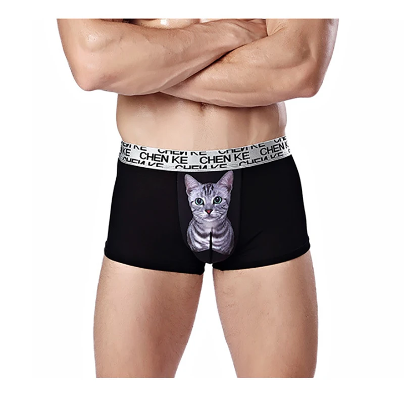 Boxer Cartoon Underwear Men Christmas Boxer Breathable Ethika Mens Underwear Funny Underpants Christmas Boxer Shorts Men