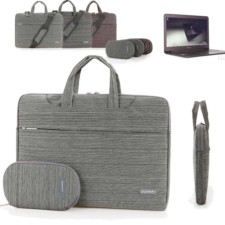13.3'' Laptop Shoulder Messenger Bag, Fabric Business Computer Carrying Case Briefcase For Asus