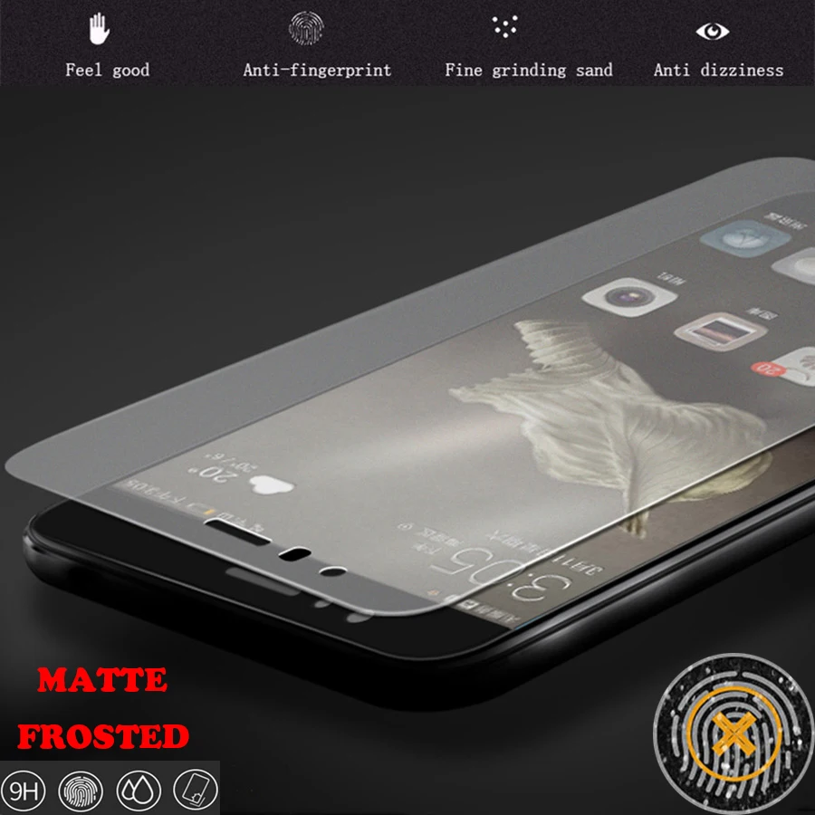 

For Samsung Galaxy A8 A6 Plus J8 J6 J4 A9 S10E A30 A50 A70 A90 Matte Frosted Tempered Glass Anti Fingerprint Screen Protector