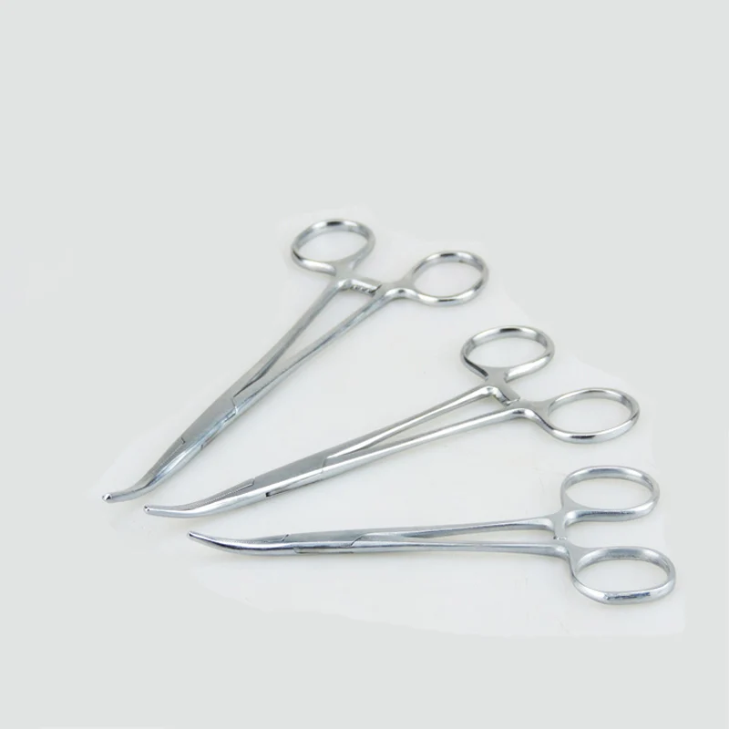1 шт. щипцы Veterinary Hemostat 7/6.3/5.5 дюймов плоскогубцы из нержавеющей стали с изогнутым