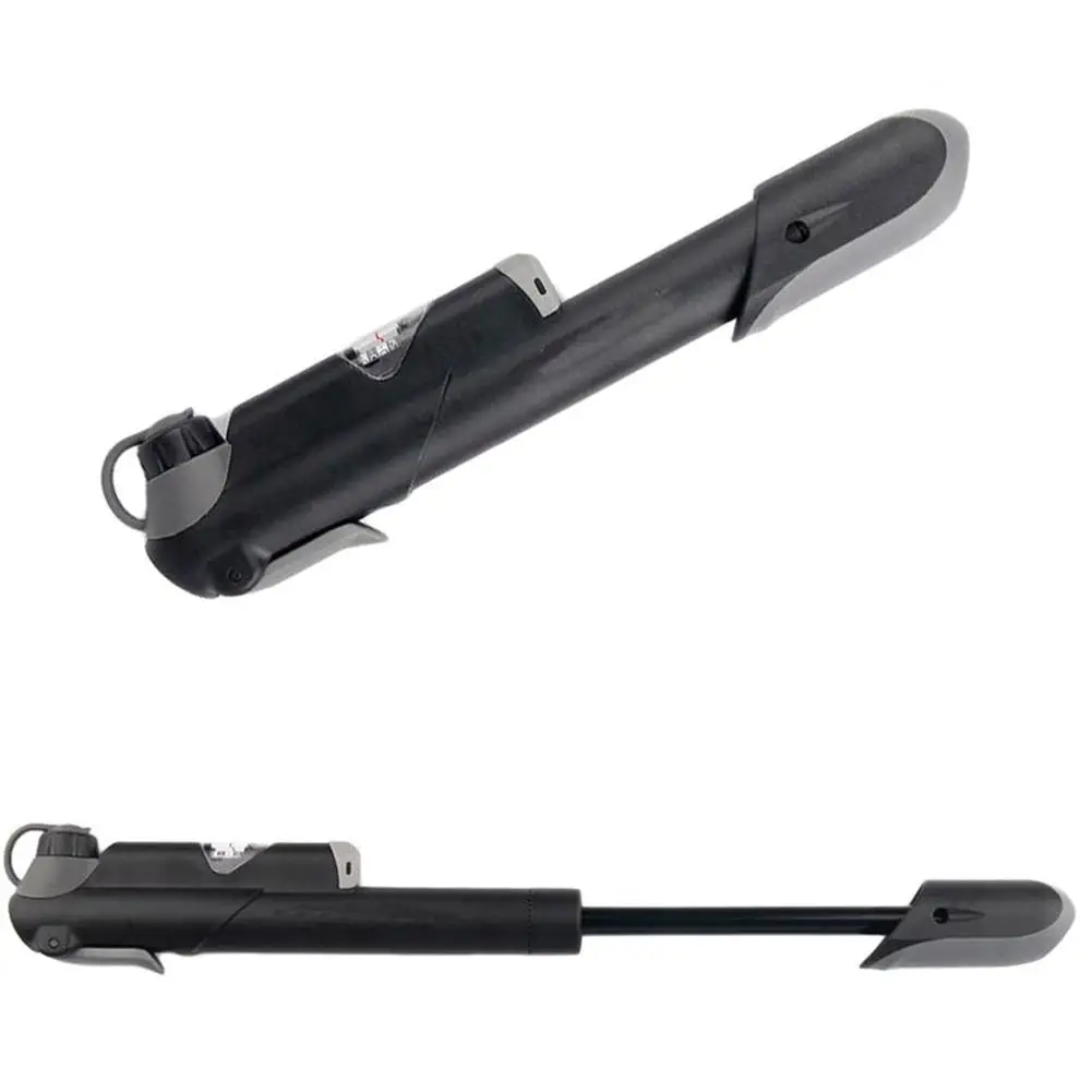 

Portable Mini 100psi Mountain Bike Tire Telescopic Bicycle Pump Tool with Gauge