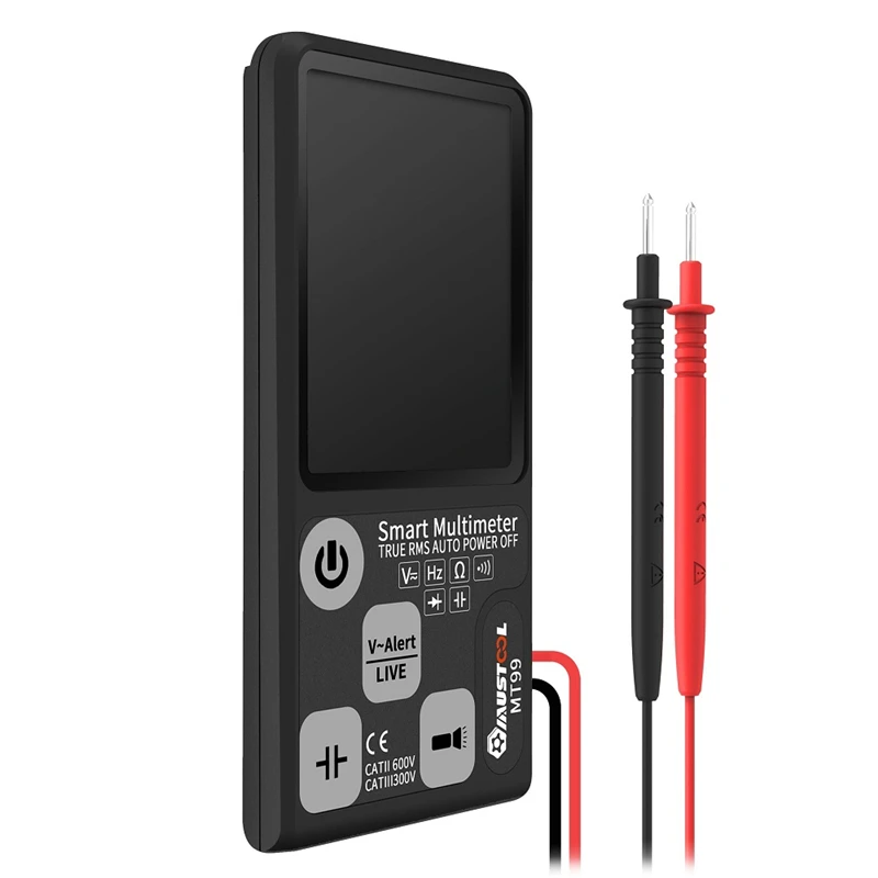 Pаспродажа MUSTOOL Модернизированный MT99 цифровой мультиметр, измеряющий истинные квадратичные значения 9999 отсчетов в сверхвысоком разрешении EBTN ЖК дисп...