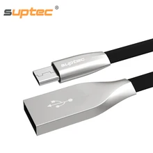Suptec Micro USB кабель для Samsung S7 S6 S5 Xiaomi Huawei LG Sony HTC прочный быстрой зарядки данных шнур цинк сплав Зарядное устройство адаптер