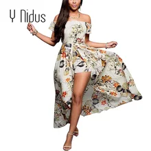 maxi romper dress with shorts