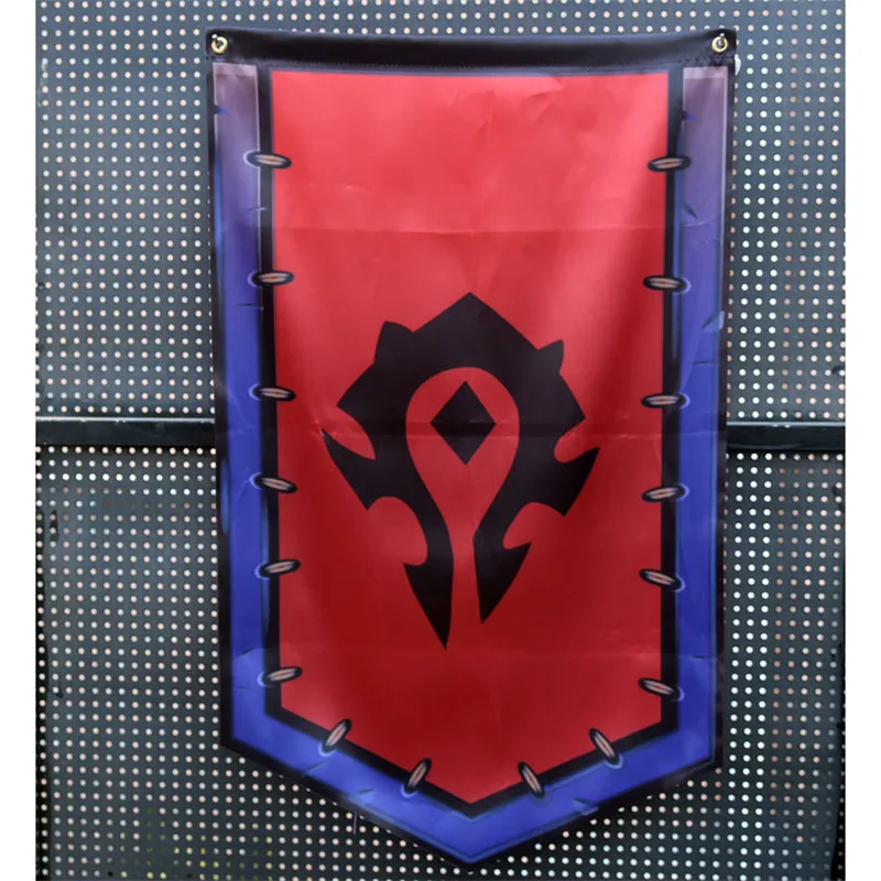58x90cm Game War Of C Flag Banner Cape Cosplay Tribe Horde Big