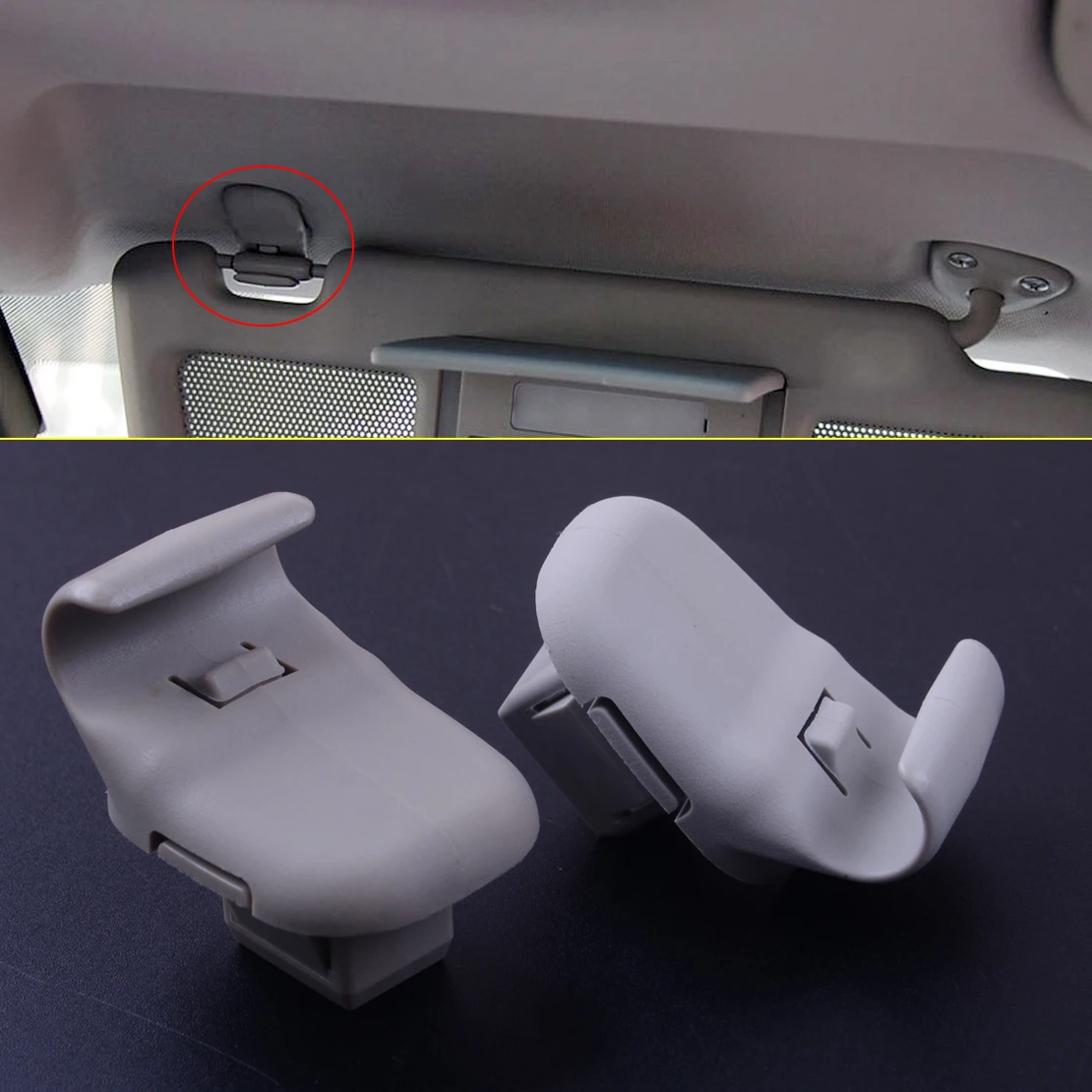 Best Quality Hah Sun Visor Mounting Clip Hook Adapter Fit for Mazda 3 5 6 CX-7 CX-9 RX-8 2007 MPV 2004 2005 2006 