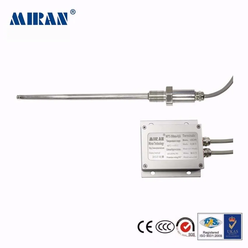 

Miran MFT 360mm-800mm Magnetostrictive Position Sensor Small Size for Narrow Installation Environment Linear Motion Sensor