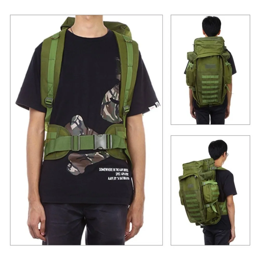 

60L Outdoor Military Backpack Pack Rucksack Tactical Bag for Hunting Shooting Camping Trekking Hiking Traveling