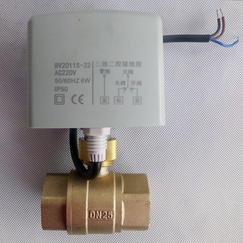 

Two-channel Three-channel Electric Ball Valve Full Channel Electromagnetic Valve DN20 25 32 40 50 High Torque 8N