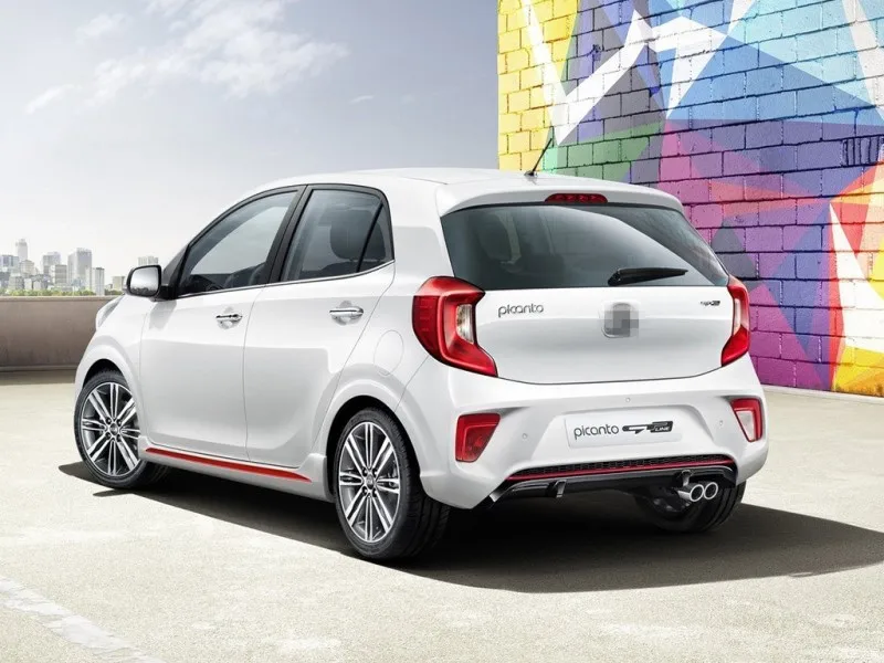 Для Kia Picanto Morning gtline Нижняя отделка багажного отделения наклейки с эмблемой логотипа