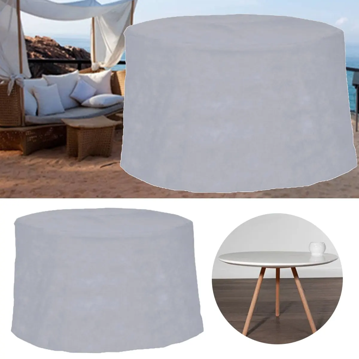 

Garden Patio Furniture Cover Waterproof Dustproof Desk Table Chair Cover For Outdoor Sofa Table Chair Dust Proof Cover Protect