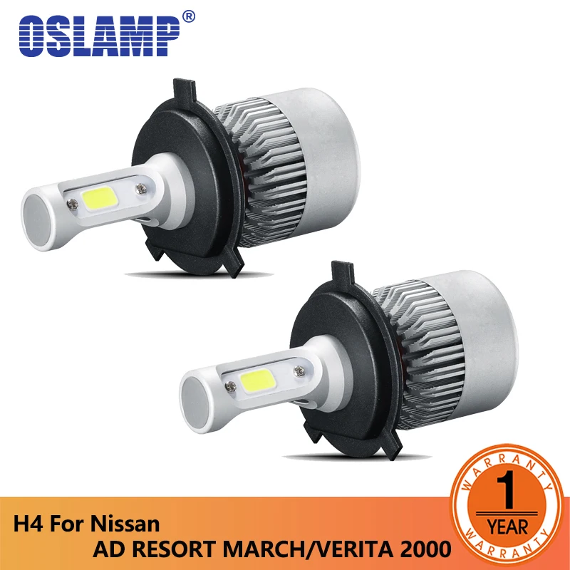2 шт./партия Автомобильные светодиодные лампы h4 COB 6500 лм|Передние LED-фары для авто| |