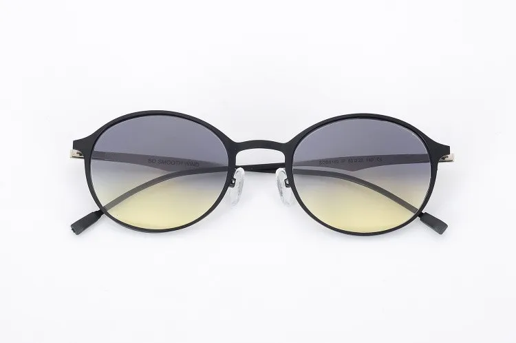 Сплав, винтажные круглые солнцезащитные очки, мужские, для путешествий, женские солнцезащитные очки с градиентными цветными линзами, UV400, Gafas De Sol