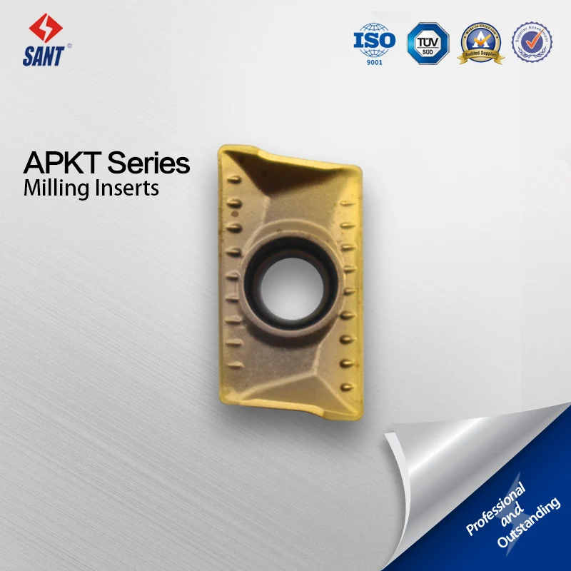APKT11T304 Tungsten Carbide Milling Insertsin Milling Cutter from